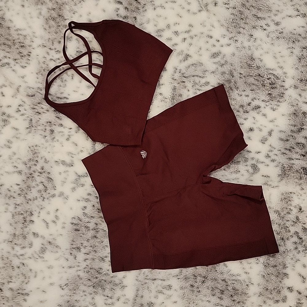 Forever 21 Shorts/Bra Set